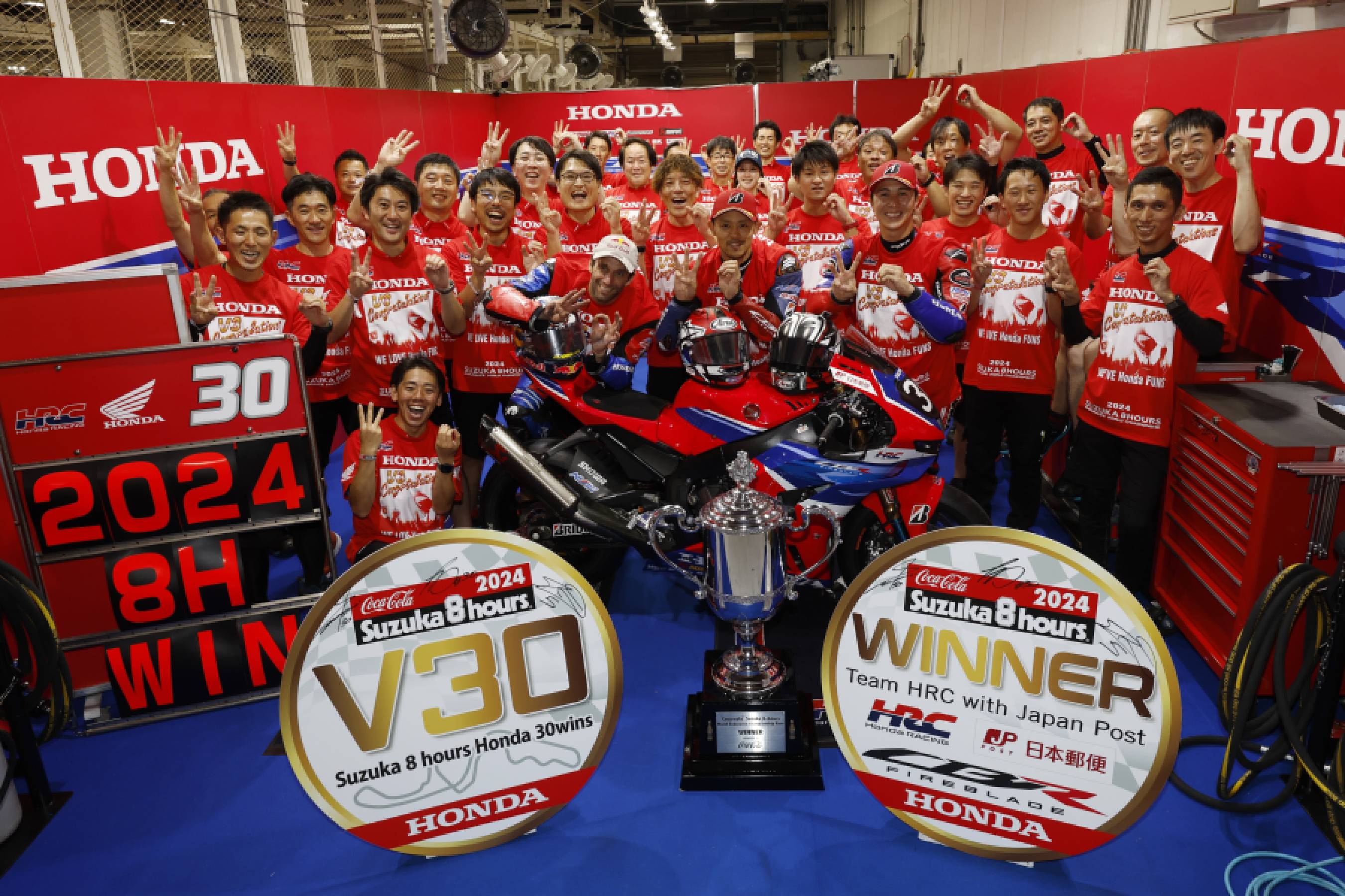 2024年 Team HRC with 日本郵便