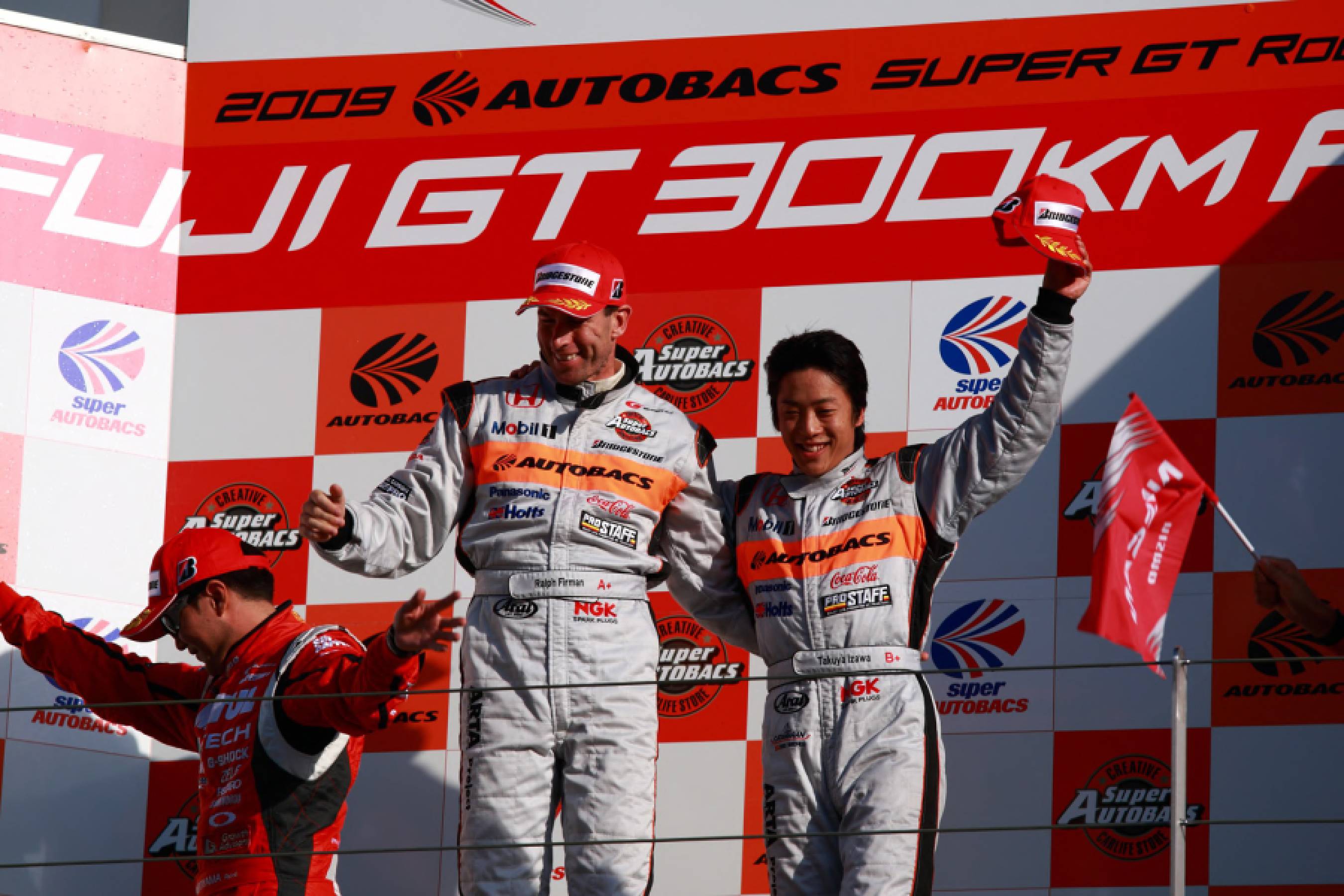 2009年 SUPER GT Rd.7 富士スピードウェイ ARTA NSX 伊沢拓也選手 GT500クラス初優勝