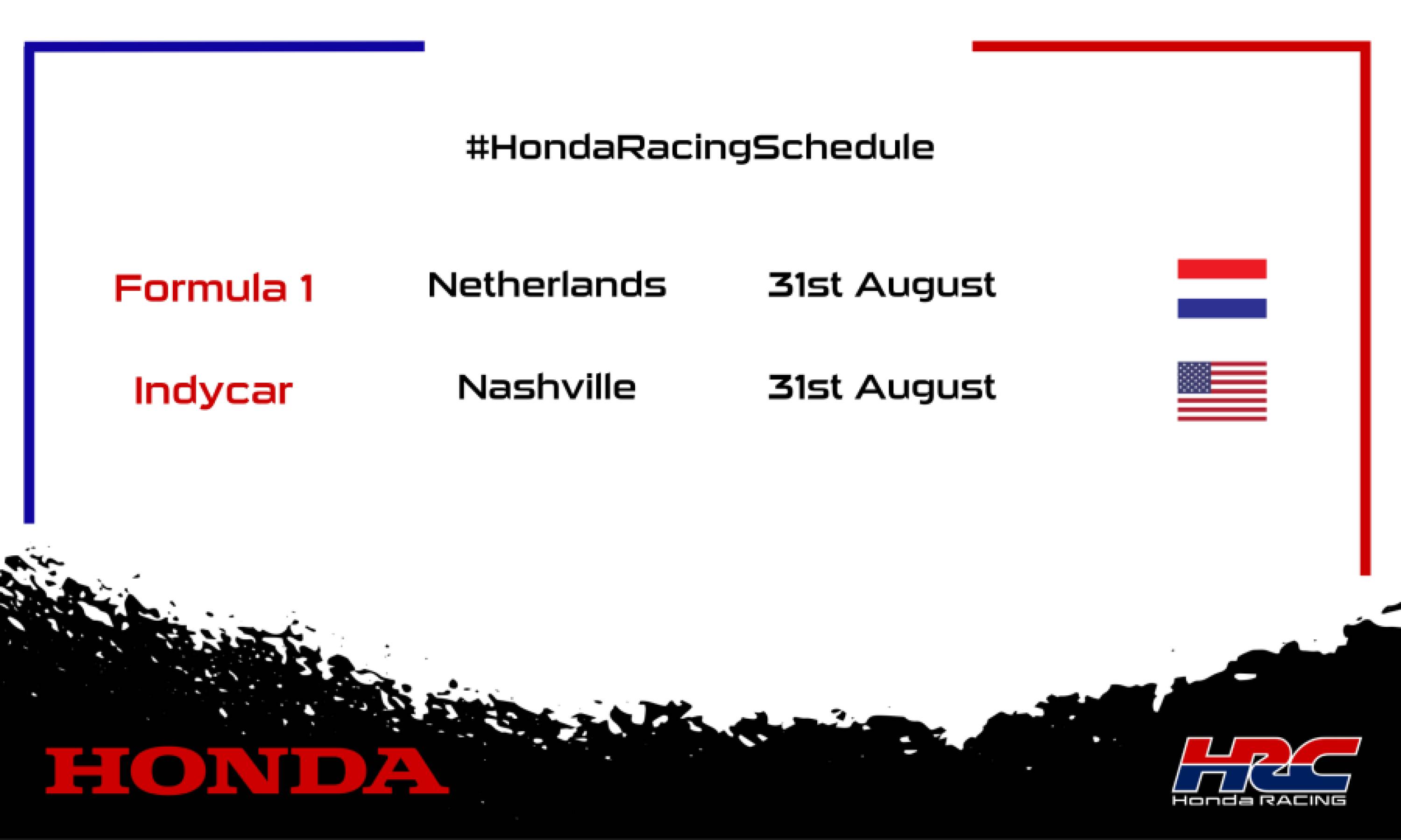 This weekend's racing