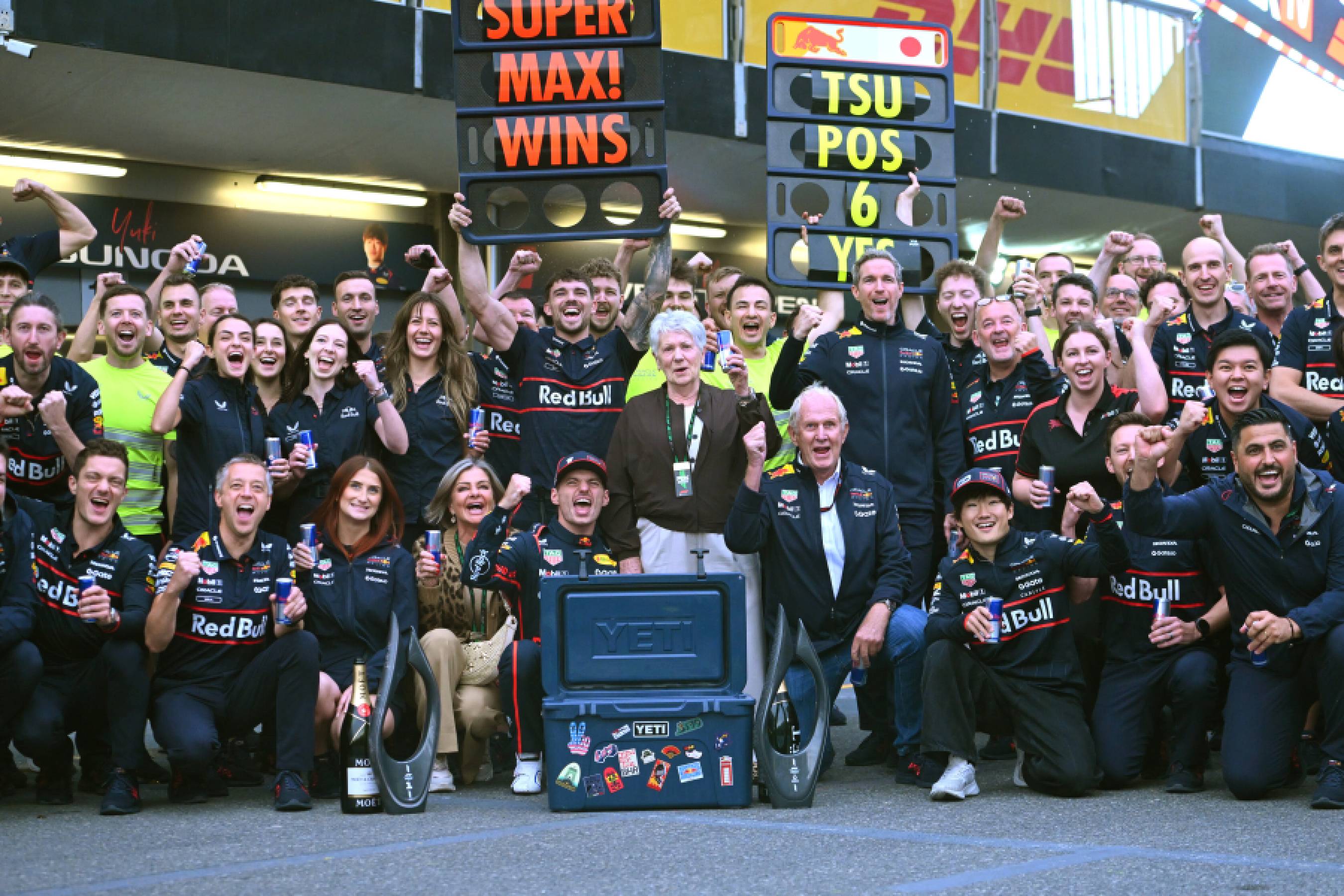 Verstappen wins back-to-back, Lawson P5, Tsunoda P6, Hadjar P10