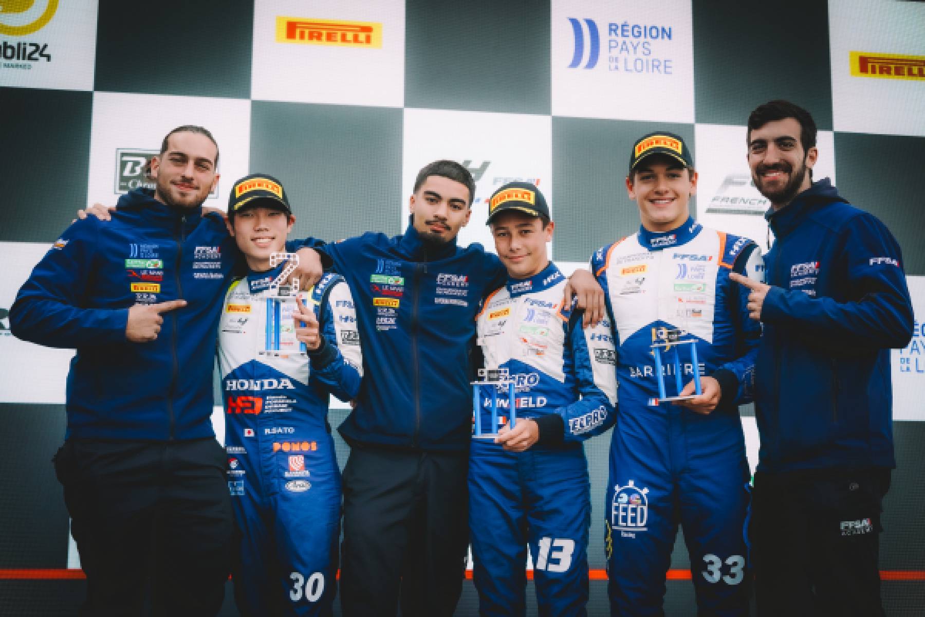 Rintaro Sato takes P2 podium in race 1