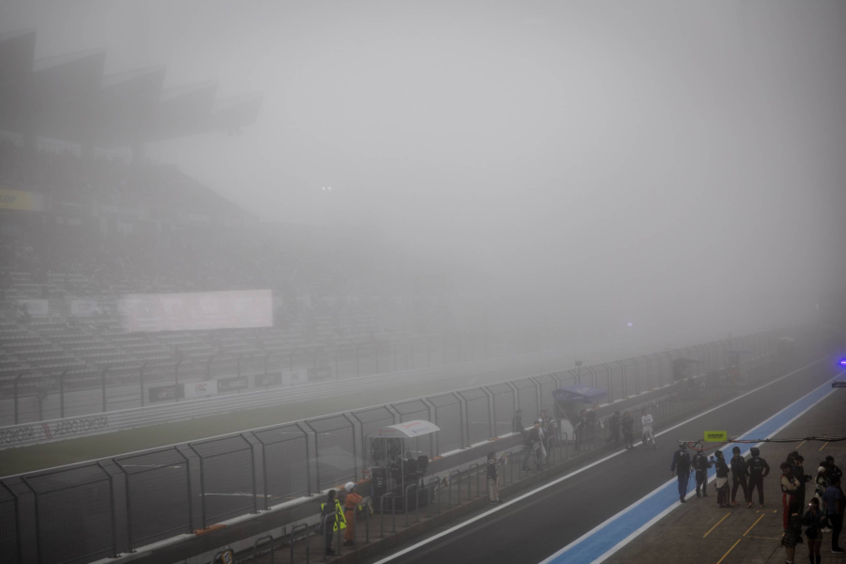 Honda's top 6 qualifying monopoly vanished in the Fuji mist