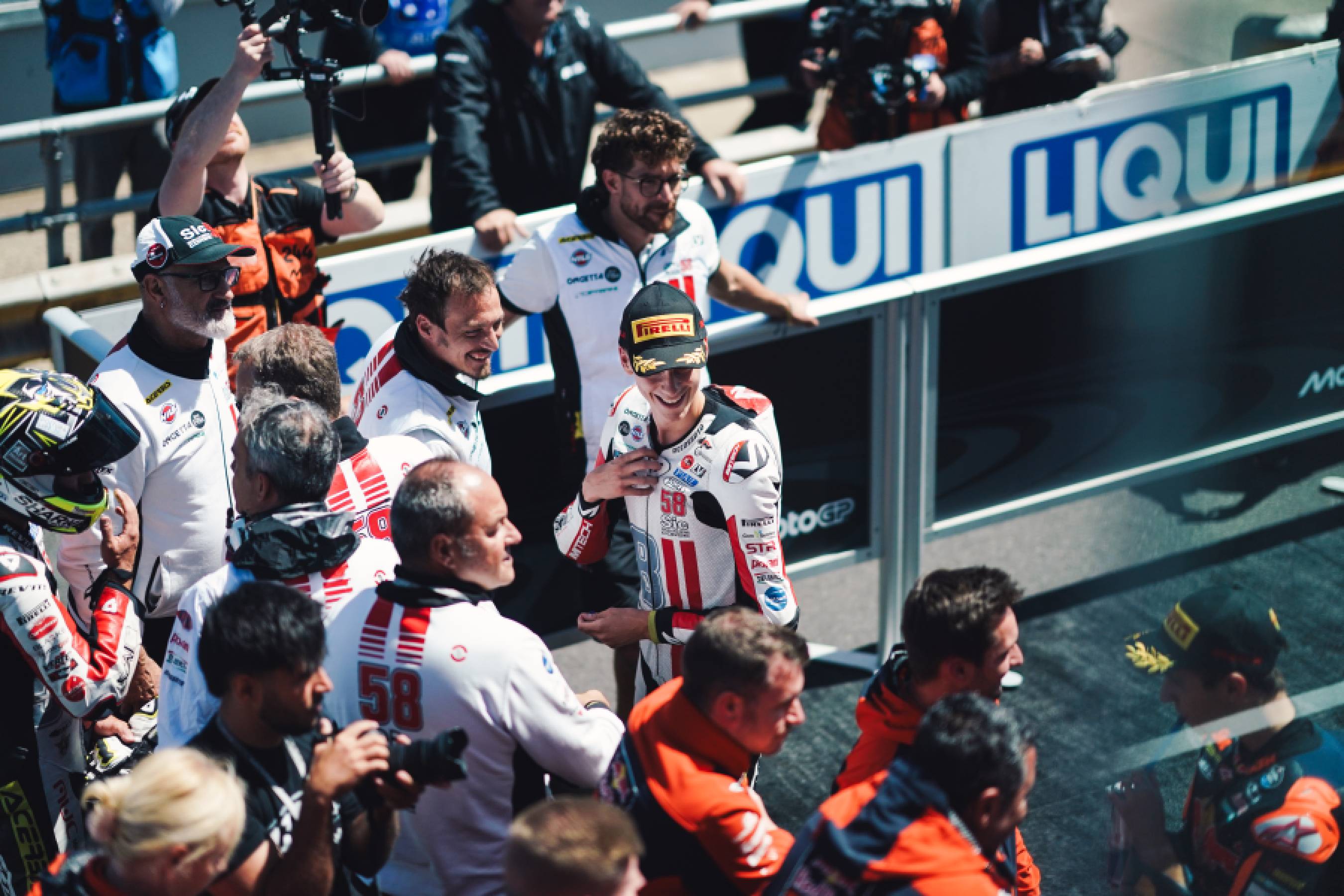 Phillip Island front row start for Lunetta